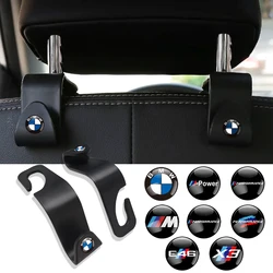 2Pcs Car Seat Headrest Hook Back Seat Storage Hanger Organizer For BMW M Performance E36 E39 E46 E53 E90 E60 E30 E87 X1 X3 X5 X6