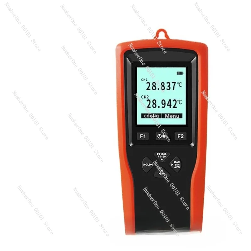 

0.001℃ Platinum RTD Thermometer PT100 Probe Liquid Gas Temperature Logger