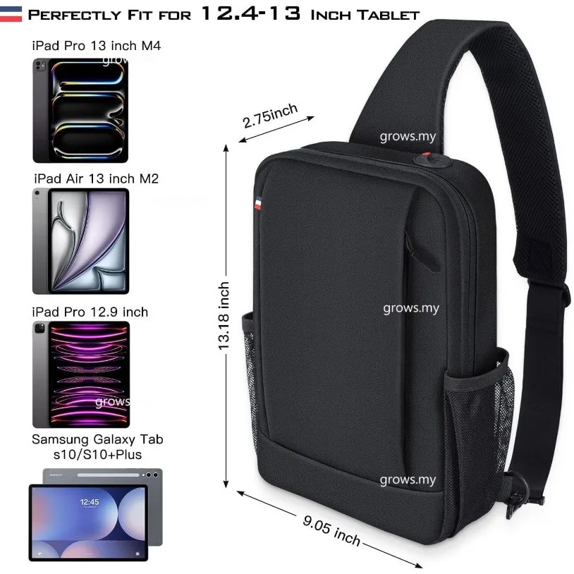 Shoulder Bag for iPad Pro M4 13 12.9 Air6 11 MacBook Air/Pro 13-13.6 inch Notebook MacBook Pro 14 Inch MacBook Air M1 M2 Sleeve