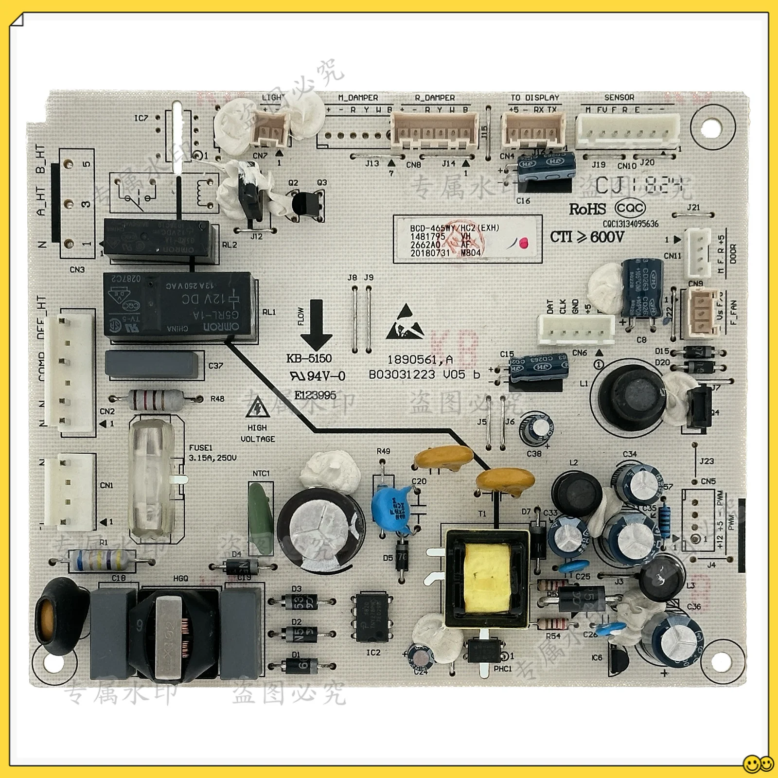 

B03031223 Refrigerator Fridge Power Control Board for Hisense BCD-465WY/HC2, BACCO BNTE-15S