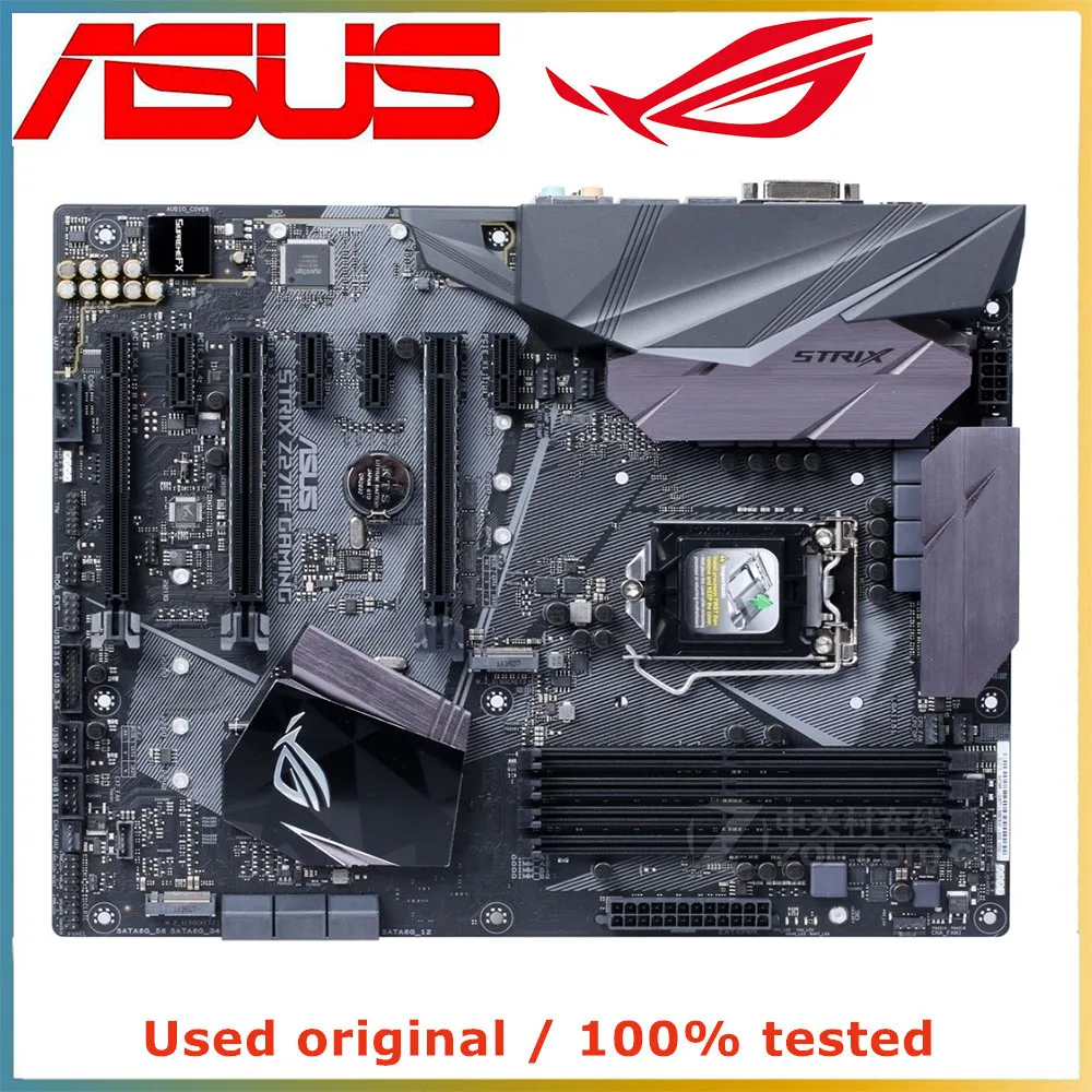 For Asus ROG STRIX Z270-F GAMING Desktop Motherboard Socket LGA 1151 i7 i5 i3 Z270 DDR4 USB3.0 mainboard PC boards