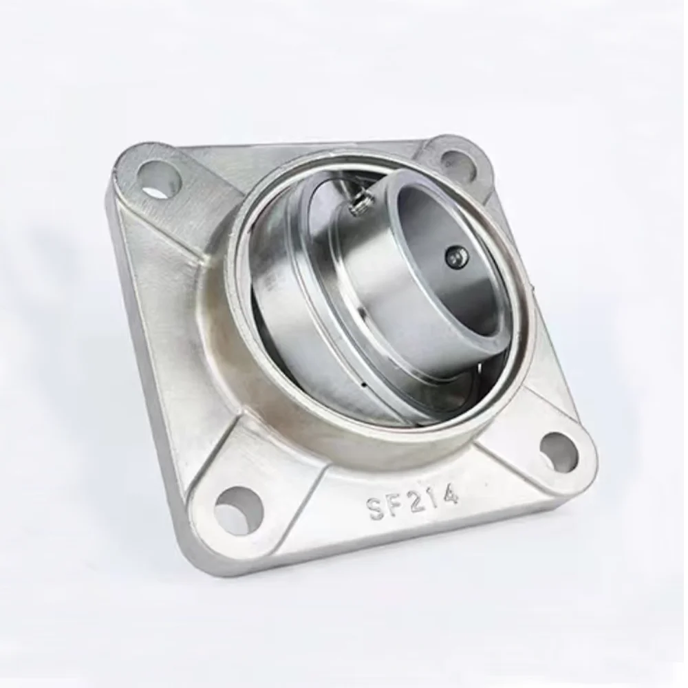 304 Stainless Steel Insert Bearing Square Base SUCF201 SUCF202 SUCF203 SUCF204 SUCF205 SUCF206 SUCF207 SUCF208 SUCF209 SUCF210 - Detail 1