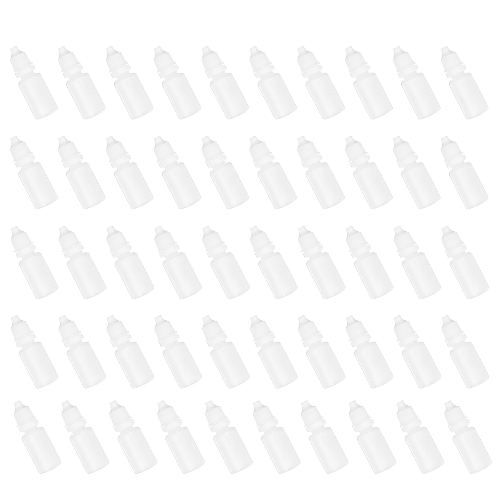 

50Pcs Small Drip Bottle 10Ml Refillable Essential Oil Container Leakproof Portable Liquid Carrier for Travel Cosmetics Packaging