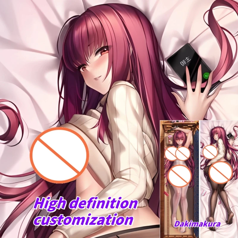 

Dakimakura Anime Pillow Case Scathach Double-sided Print Of Life-size Body Pillowcase Gifts