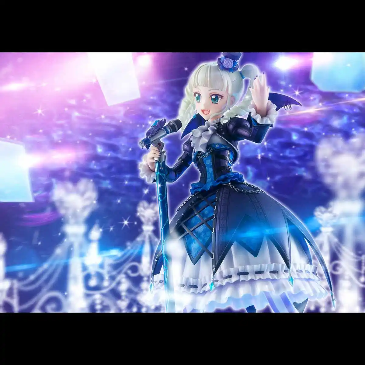 

В наличии Megahouse Lucrea Aikatsu Toudou Yurika Goth Magic Coord 23 см ПВХ Коллекционная модель украшения аниме фигурка модель игрушки