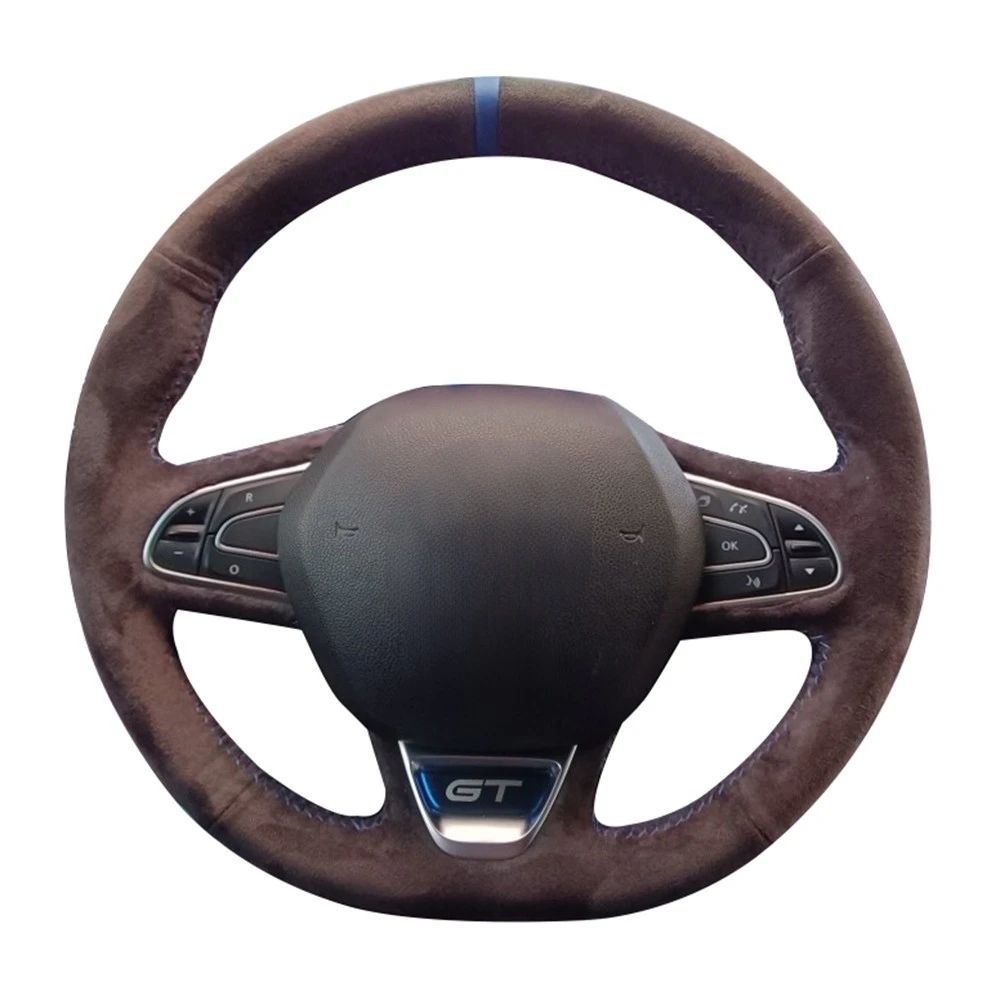 

Оригинальная Нескользящая оплетка рулевого колеса для Renault Kadjar Koleos Scenic Espace Megane Talisman