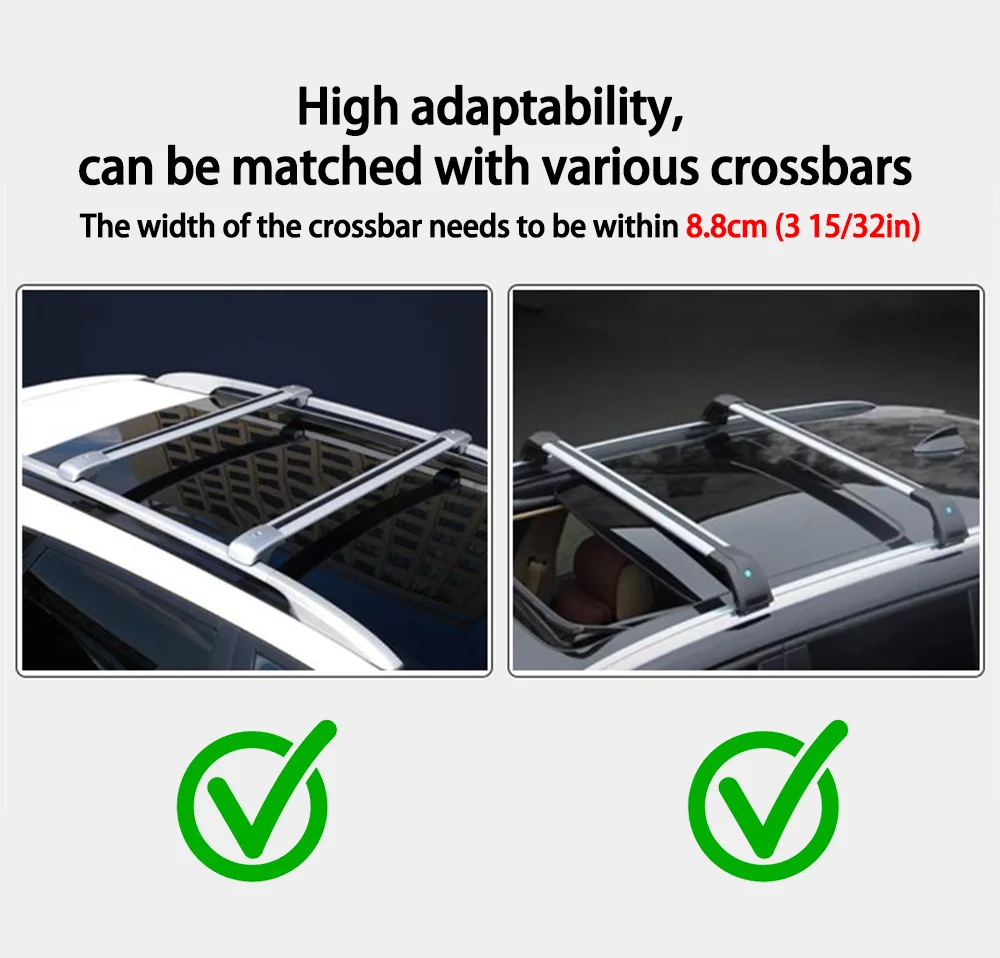 Fits For Nissan Pathfinder R53 2022-2025 Universal Roof Expansion Platform Alu Cargo Carrier Roof Racks Boxes Crossbar Needed