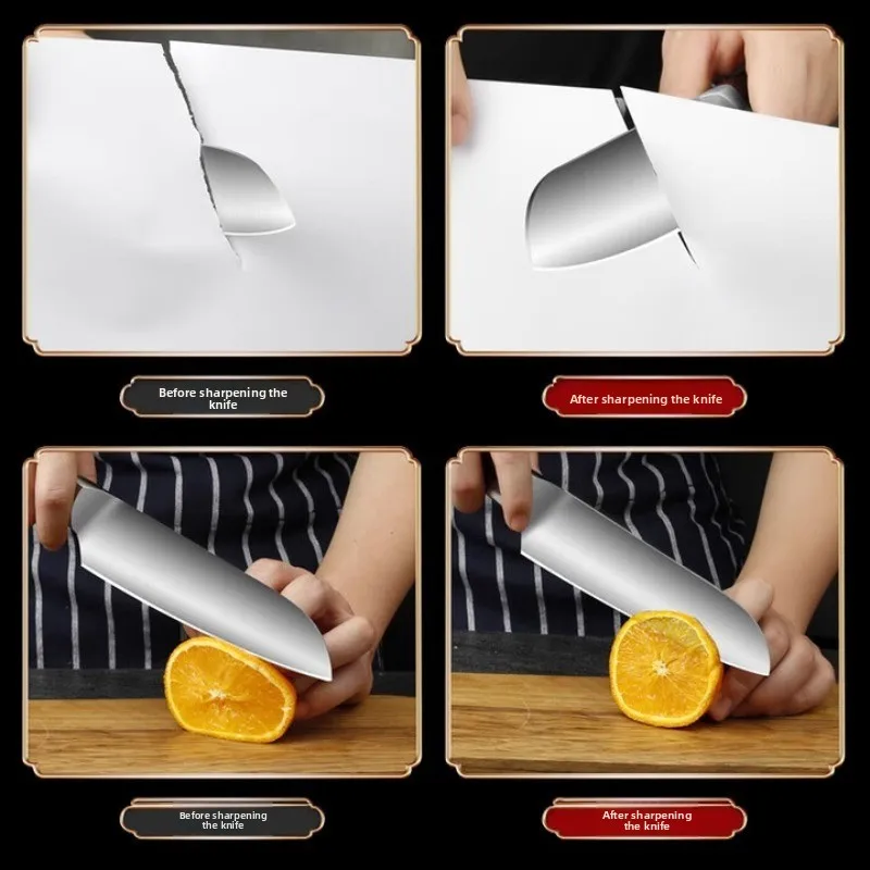 مبراة منزلية من الفولاذ التنغستن الصنفرة المشحذ مبراة قضيب زاوية ثابتة مقص شحذ أداة خاصة #5