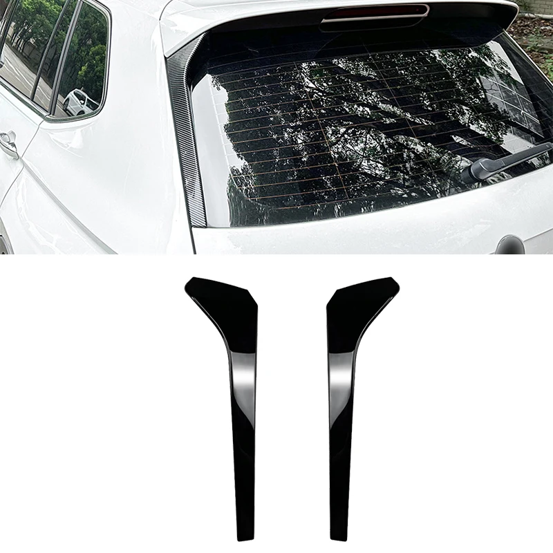 

For VW Tiguan Rline MK2 2017 2018 2019 2020 2021 2022 2023 Car Rear Window Side Spoiler Canard Canards Splitter Stickers