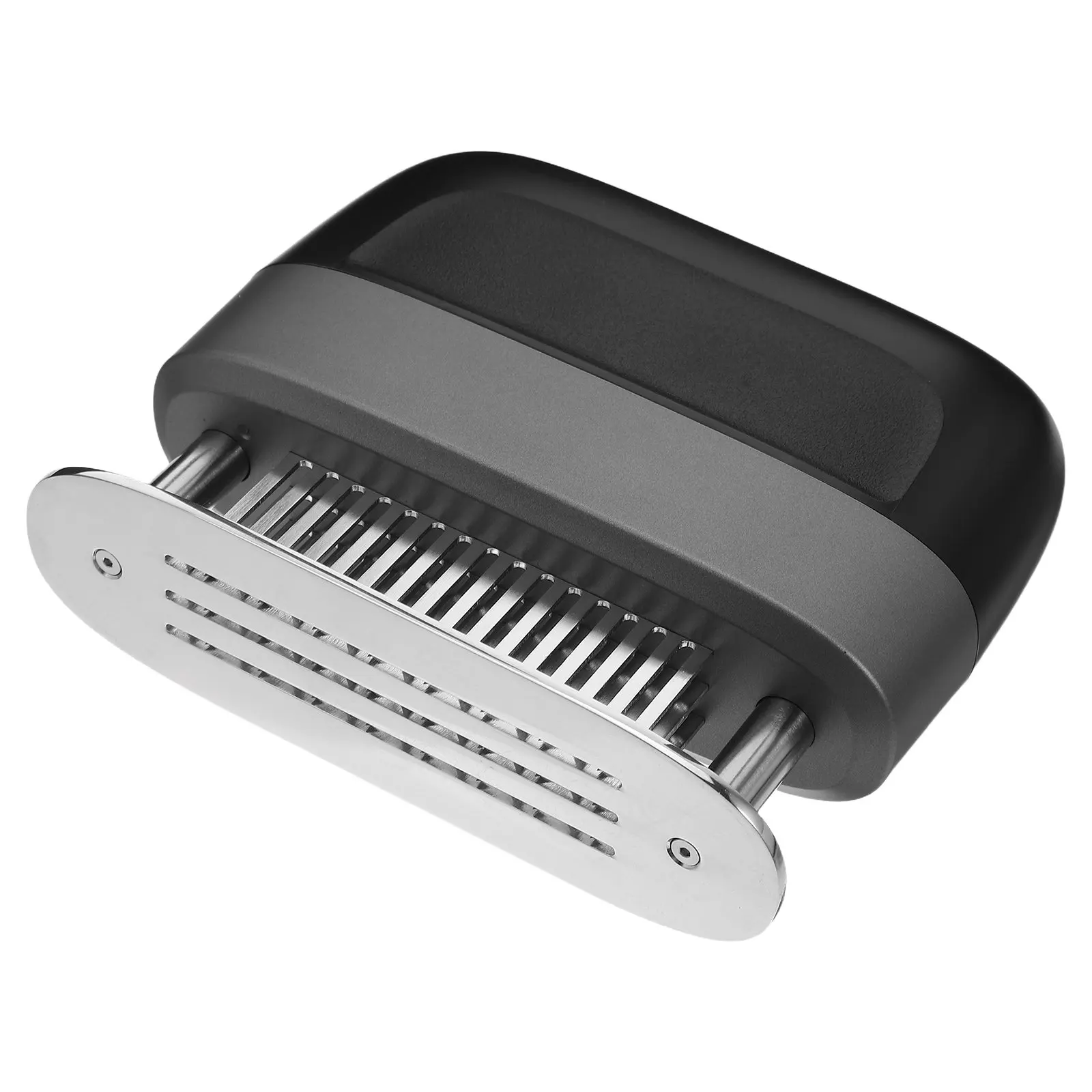 Stainless Steel Meat Tenderizer Needle Tool Ergonomic Handle for Steak Chicken Lamb Tenderizing Bbq Grilling Camping Portable
