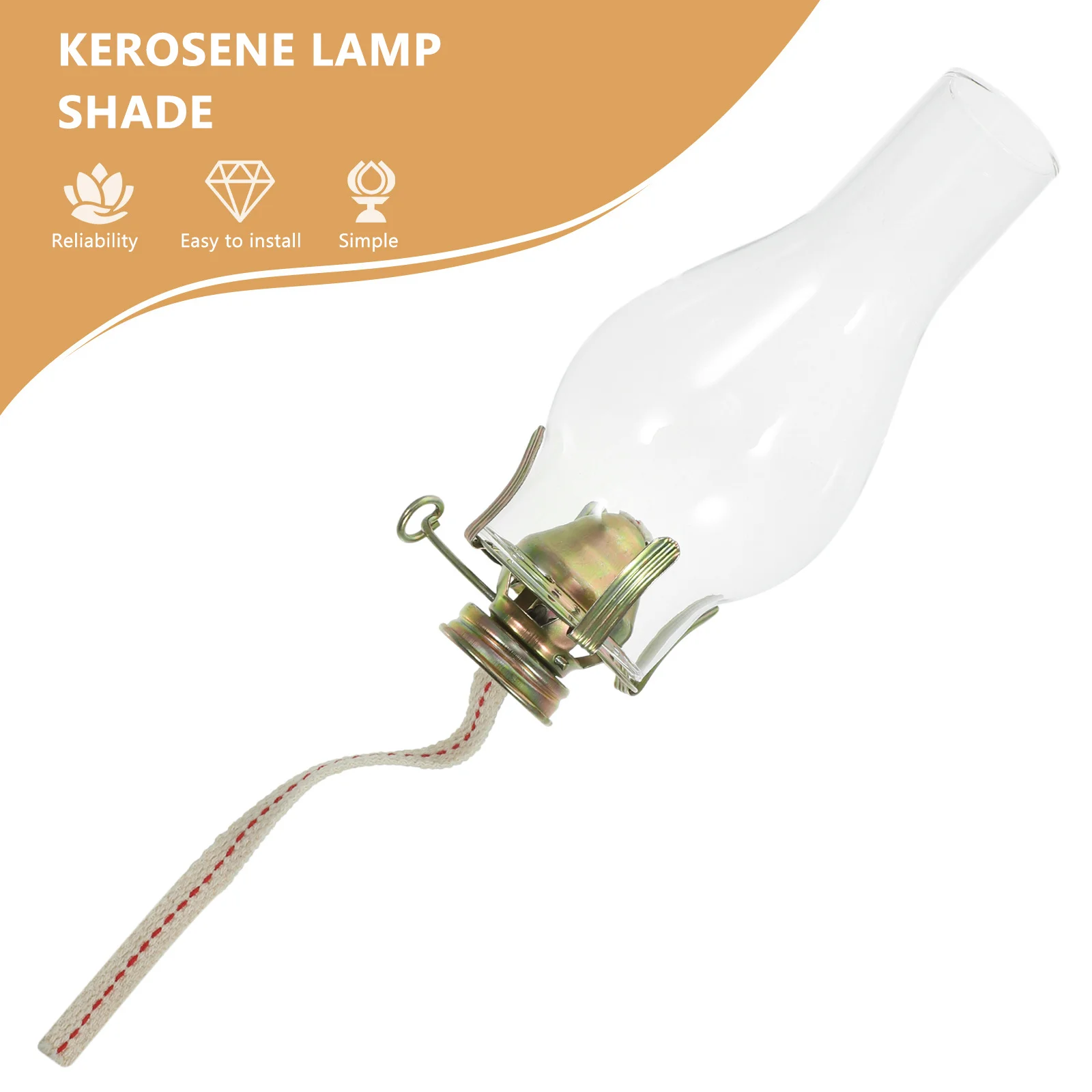 

Replacement Lamp Shades Replacements Clear Oil Chimney Small Covers for Accessories