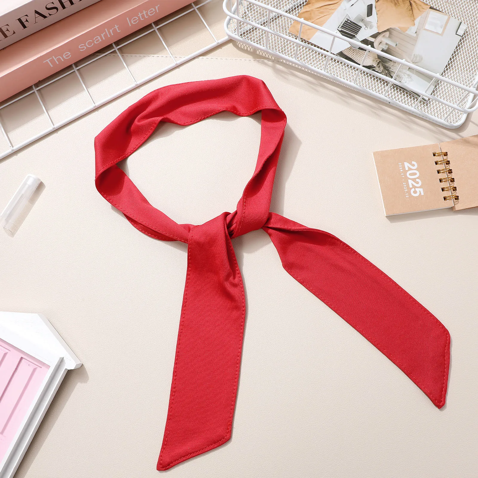 

Milk Silk Headband Sports Tie Unisex Sweat Absorb Quick Dry Moisture Wicking Stretchy Breathable Red Modeling Fitness Shaping