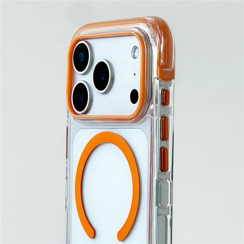 Picture 6: Original Airbag Anti-drop Clear Magnetic Suction Case For iPhone 17Pro 16 16Pro 17Pro Max for Magsafe Wireless Charging Cover