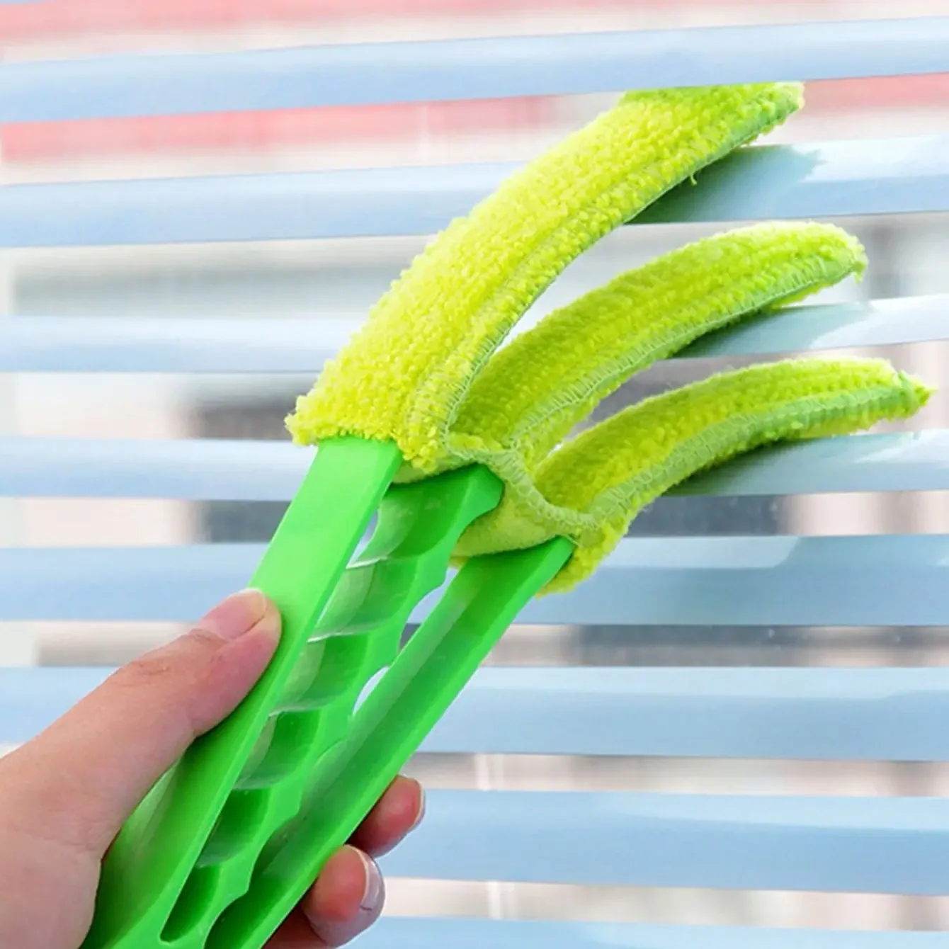 1pc-Car air conditioning vent cleaning brush, household curtains, blinds, blinds cleaning agent, restaurant dust collector