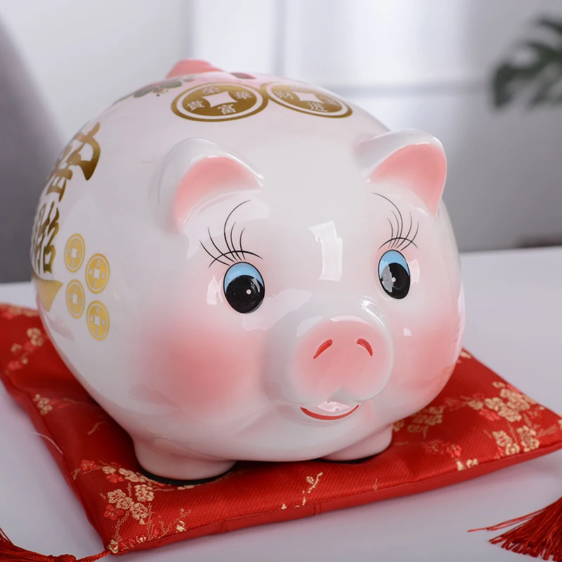 Home Big Money Box Piggy Banks Children Coin Piggy Bank Molds Cute Box Money Boxes Mistery Coin Jar Atm Spaarpot Children Gifts