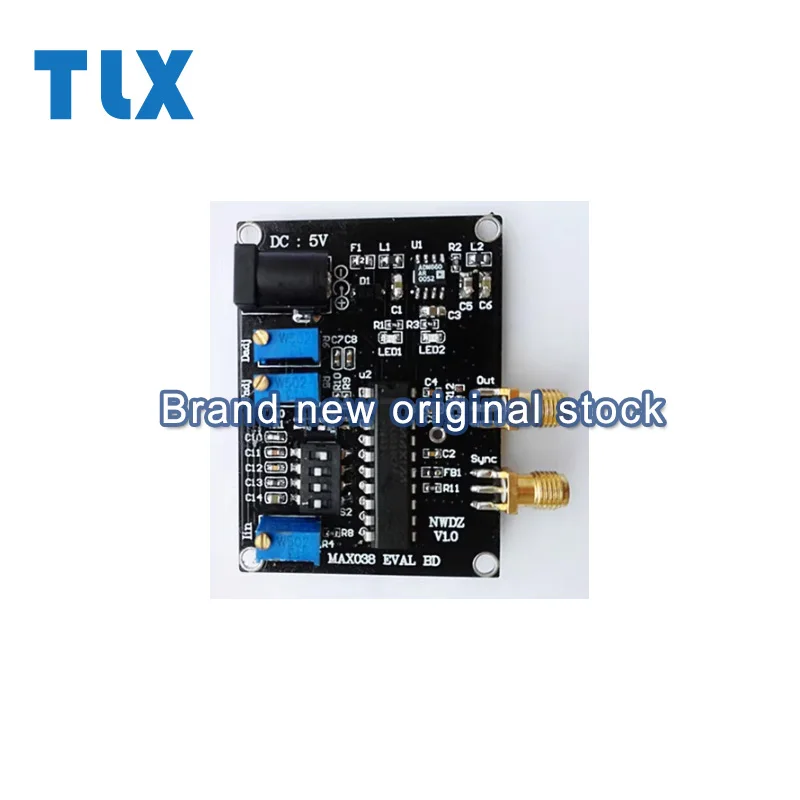 MAX038 20MH function signal generator module sinusoidal triangular square wave frequency duty cycle adjustable