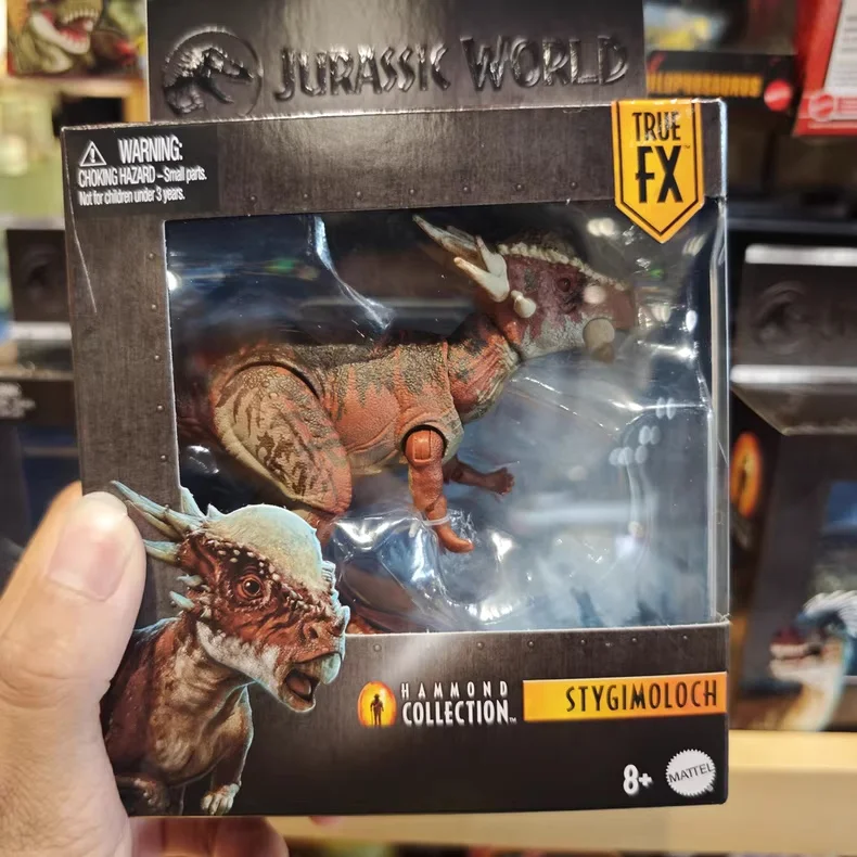 ماتيل العالم الجوراسي هاموند جمع ديناصور نموذج تولد من جديد فيلم فيلوسيرابتور Stygimoloch Troodon عمل الشكل لعبة طفل هدية #3