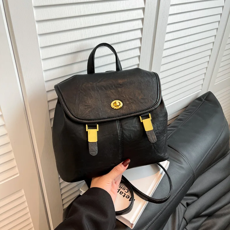 New Fashionable Travel Casual Versatile Large-Capacity Backpack and Handbag