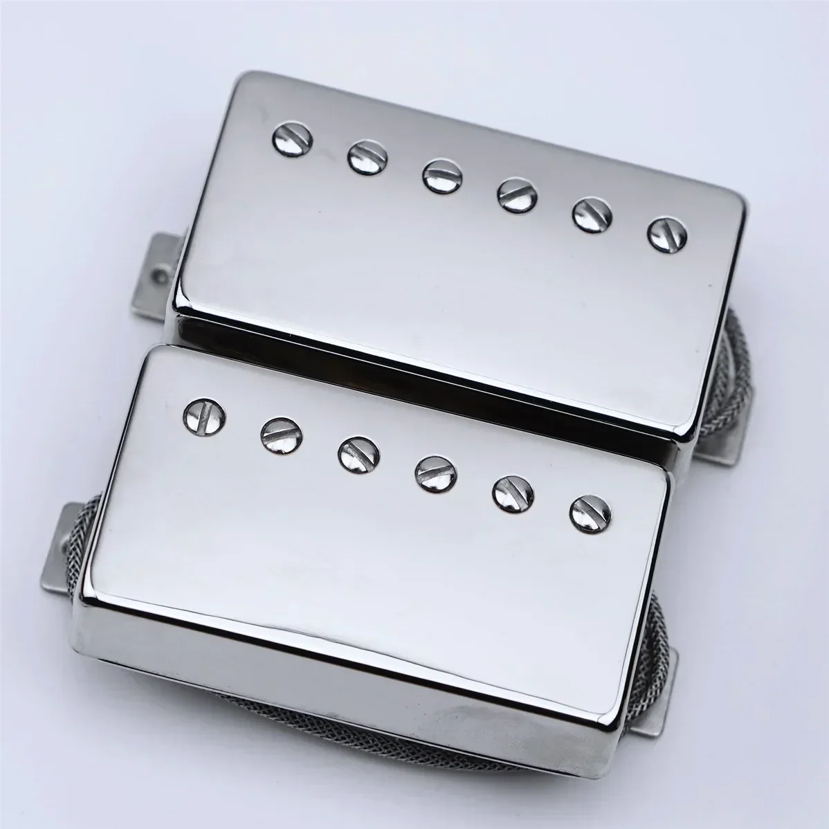 Alnico 2 classic 57+ Guitar Humbucker Pickups Bridge& Neck For Gibson Les paul LP Guitar Chrome