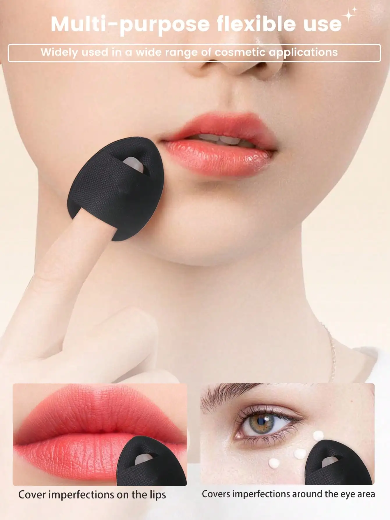 مجموعة أدوات مكياج مكونة من 6-56 قطعة - 30 قطعة من فرش متعددة الأنواع (مسحوق/تسليط الضوء/ظلال العيون) + أساسيات مستحضرات التجميل #6