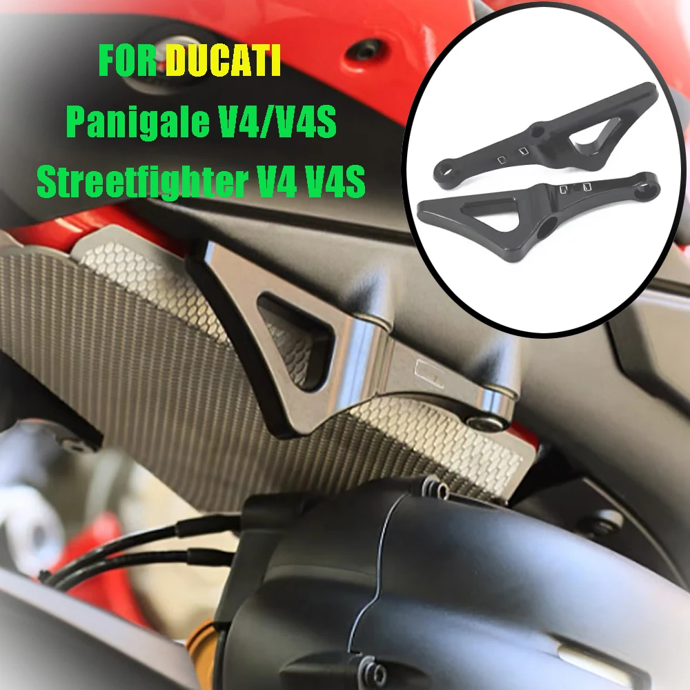 

For Ducati Panigale V4 V4s 2018 2019-2021 Motorcycle Tie Down Hooks Strap Hooks Traction Assist Mounting Bracket Lashing Bracket