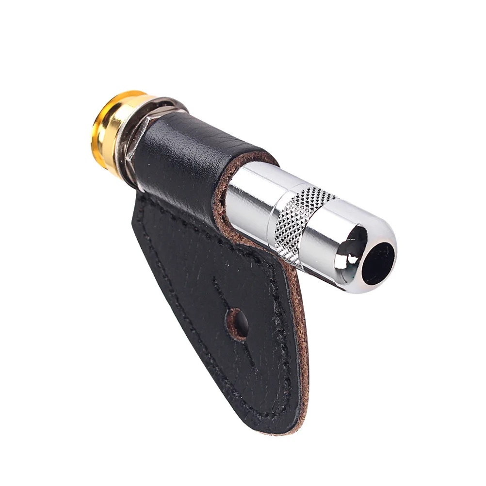 

1Set Endpin Jack for Guitar Copper Body High Sensitivity Noise Reduction Acoustic Electric Guitar Gt226 Golden Cover