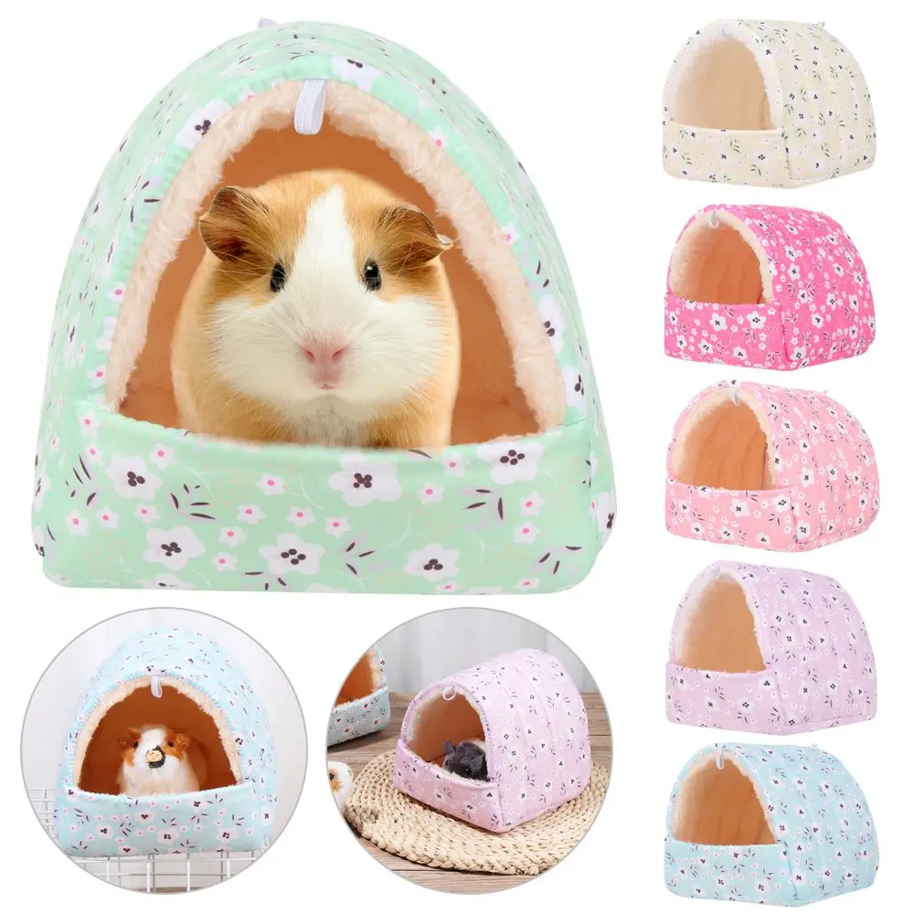 Winter Soft Hamster House Mini Animal Rabbit Squirrel Hammock Nest Guinea Pig Rat Mice Warm Sleeping Bed Pets Supplies