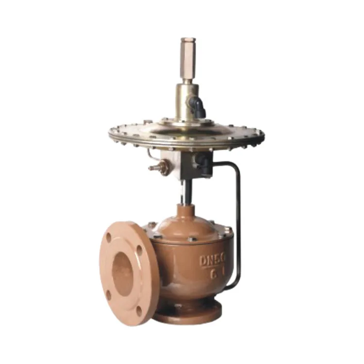 

Manufacturer Wholesale Water Vapor Diaphragm Regulating Valve Pneumatic Self Operated Micro Pressure Relief Valve