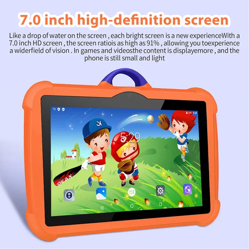 Imagen 2 del producto 2025 nuevas tabletas para niños de 7 pulgadas 5G WiFi Quad Core 4GB RAM 64GB ROM Android aprendizaje educación Tablet PC regalos favoritos de los niños