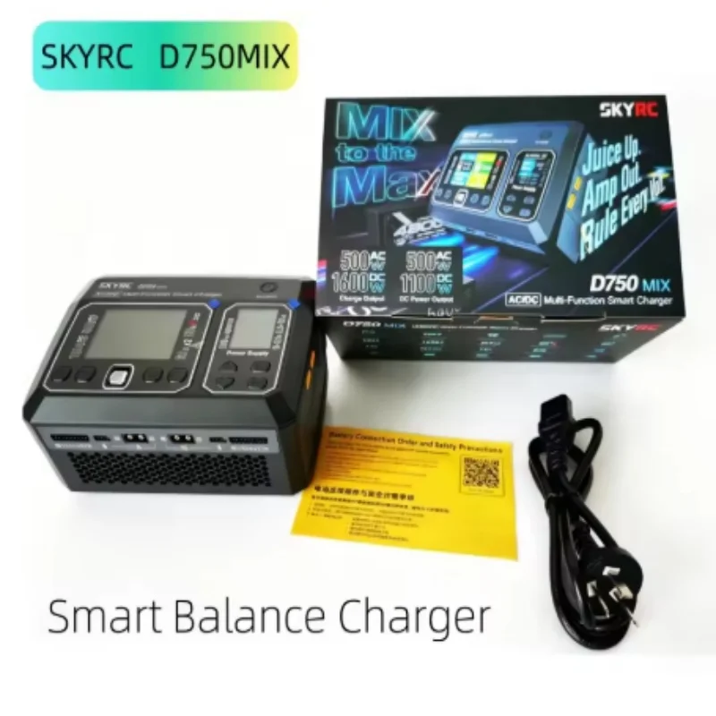 (Special Price) SKYRC D750 MIX Charger AC500W  DC1600W 8S Lipo For LiPo/LiFe/Li-ion/LiHV/NiMH/NiCd/Pb