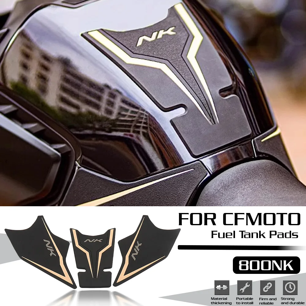 

Motorcycle Gas Fuel Tank Sticker Protector Sheath Knee Tank Pad Grip Decal With Logo For CFMOTO 800NK 800nk 800 NK