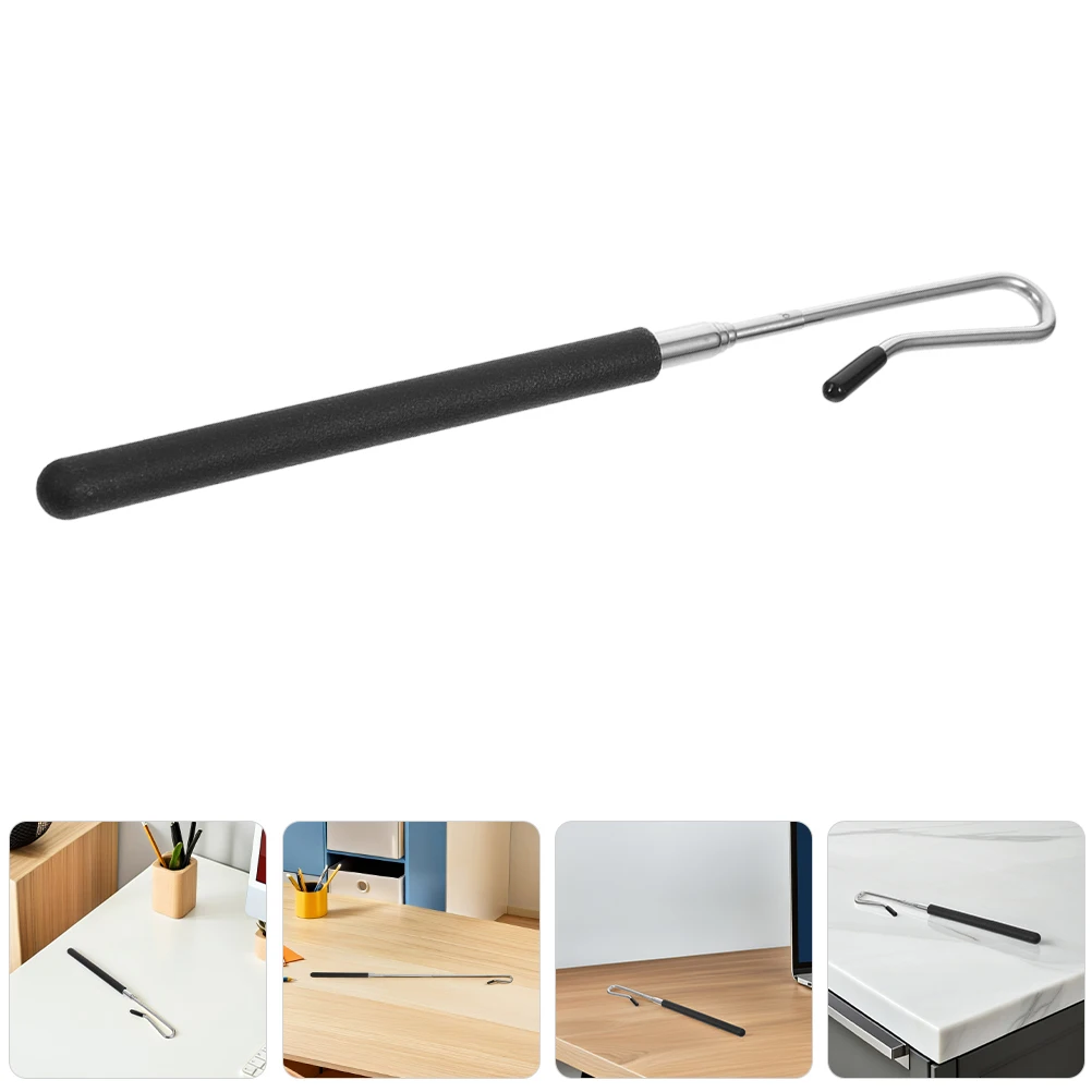 

2 Pcs Hand Puppet Joystick Control Accessories Rod Arm Manipulation Black Movement Parent-child