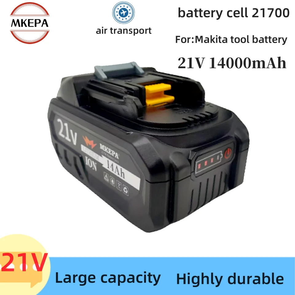 

5S2P 14000mAh 21700 original makita18V BL1830 lithium-ion rechargeable power tool battery 21V BL1860 BL1850 BL1860B BL1840