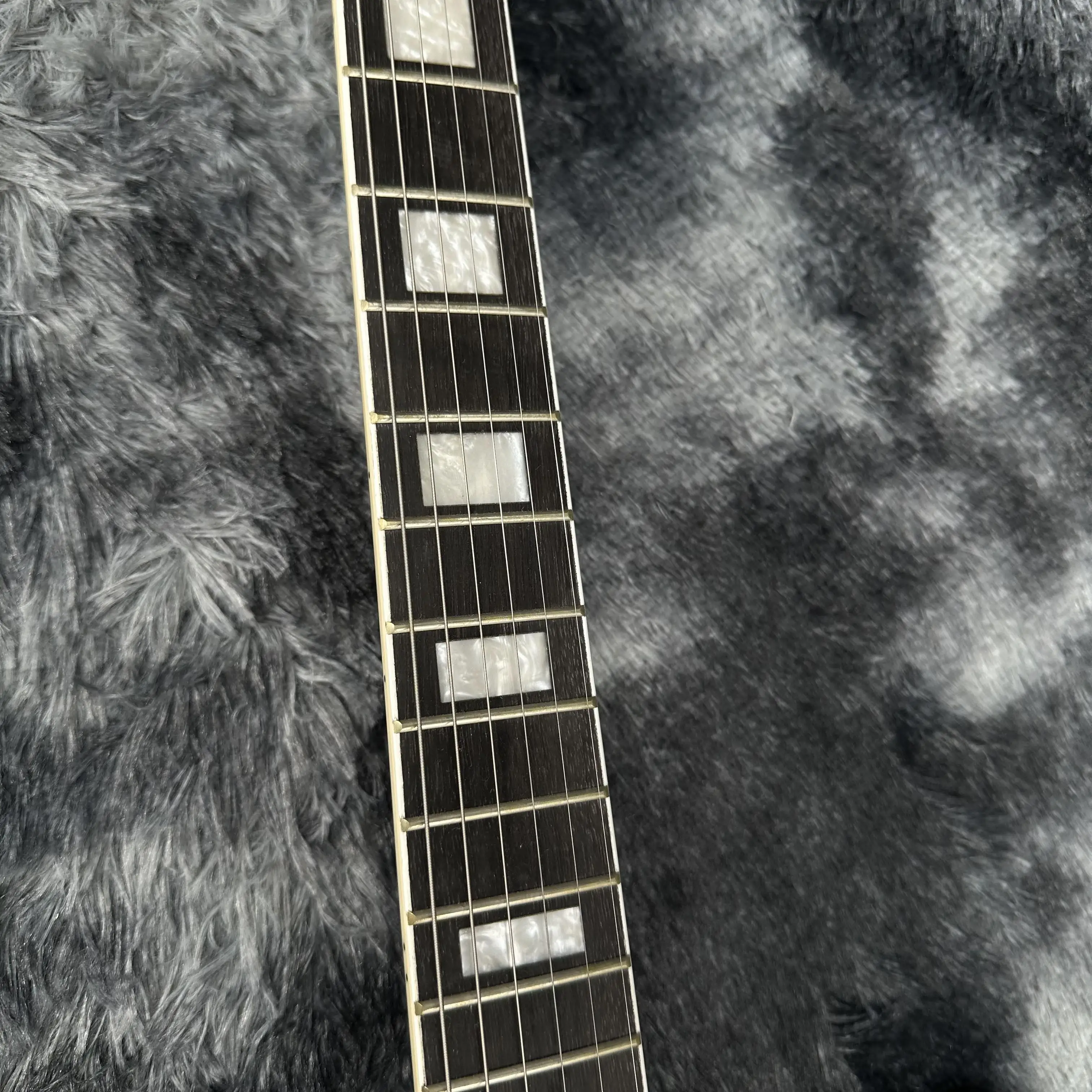 جيتار كهربائي أسود فايربيرد 2H مع ملحقات ذهبية كهربائية 6-سلسلة جسم مغلق بالكامل مواد عالية الجودة شحن مجاني #4