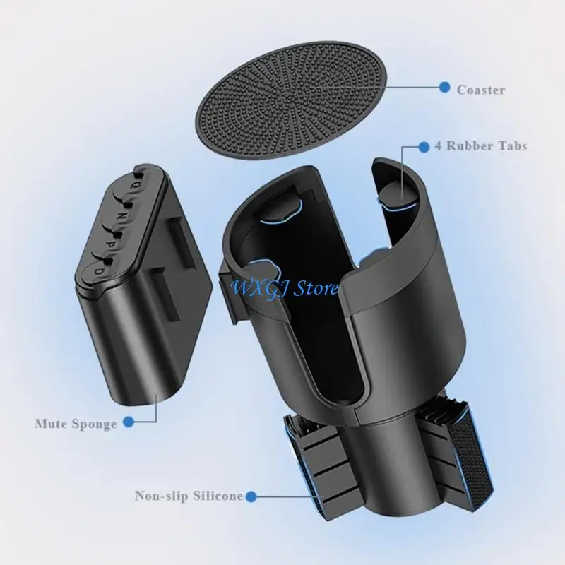 

37JE Car Truck Drinking Bottle Beverage Water Cup Stand Rack Container with Tray Mat