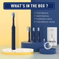 SEJOY Sonic Electric Toothbrush Oral Cleaning Personal Care Appliances IPX7 5 Modes Smart Rechargeable Automatic Toothbrush