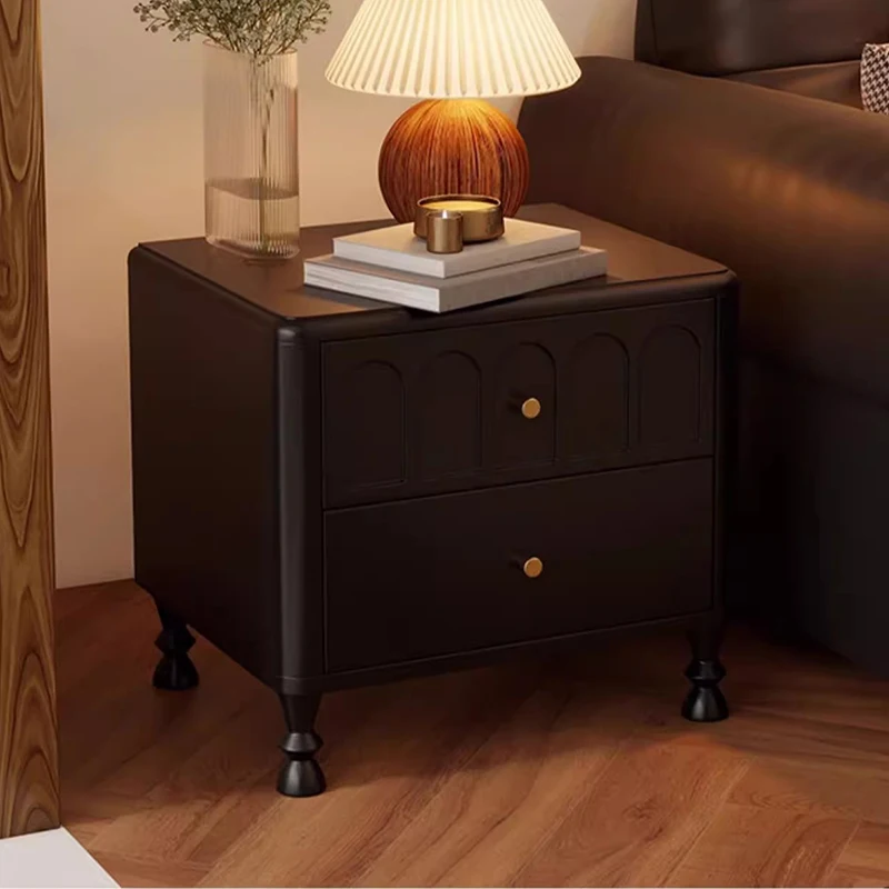 طاولة صغيرة بجانب السرير من الخشب الشمالي، تخزين مخفي، صالات عتيقة، منضدة كلاسيكية فريدة من نوعها من Armarios Para Salon، طاولة جانبية للسرير