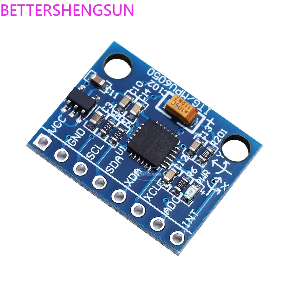 GY-521 MPU-6050 Module Six DOF Module for Triaxial Acceleration Gyroscope