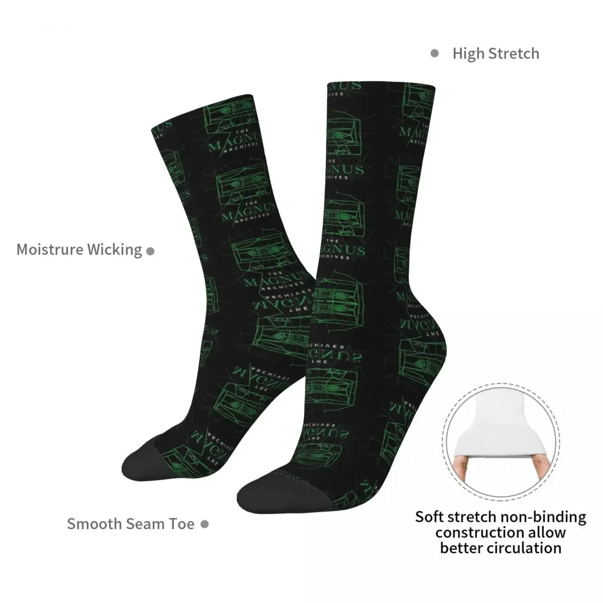 The Magnus Archives Logo (Season 5) Socks Harajuku High Quality Stockings All Season Long Socks Accessories for Man's Woman's