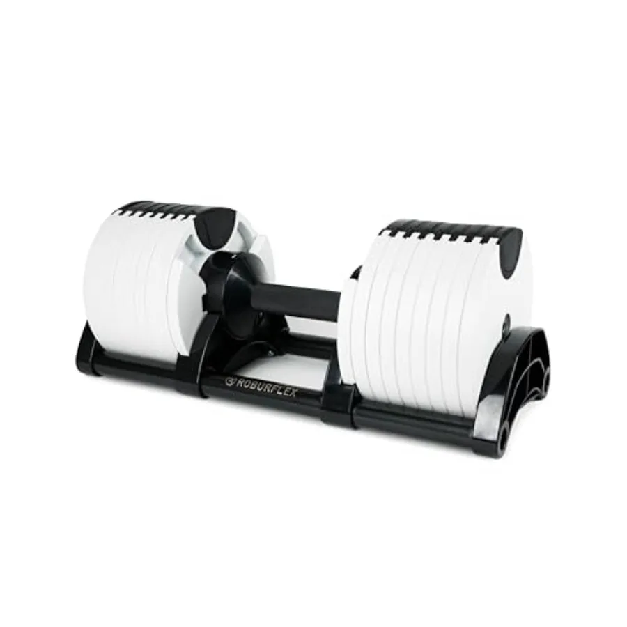 Adjustable Dumbbell Single 5-40/80lb 5lb Increments for Home Gym Fitness Up to 20 Weight Settings