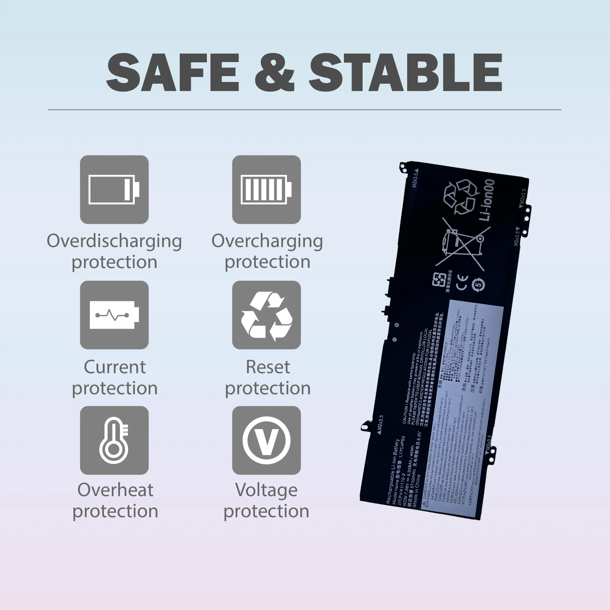 NewL17C4PB0 L17M4PB0 بطارية الكمبيوتر المحمول لينوفو Xiaoxin الهواء 14ARR 14IKBR 15ARR 15IKBR Ideapad 530s-14IKB 15IKB اليوغا 530 L17C4PB26 #4