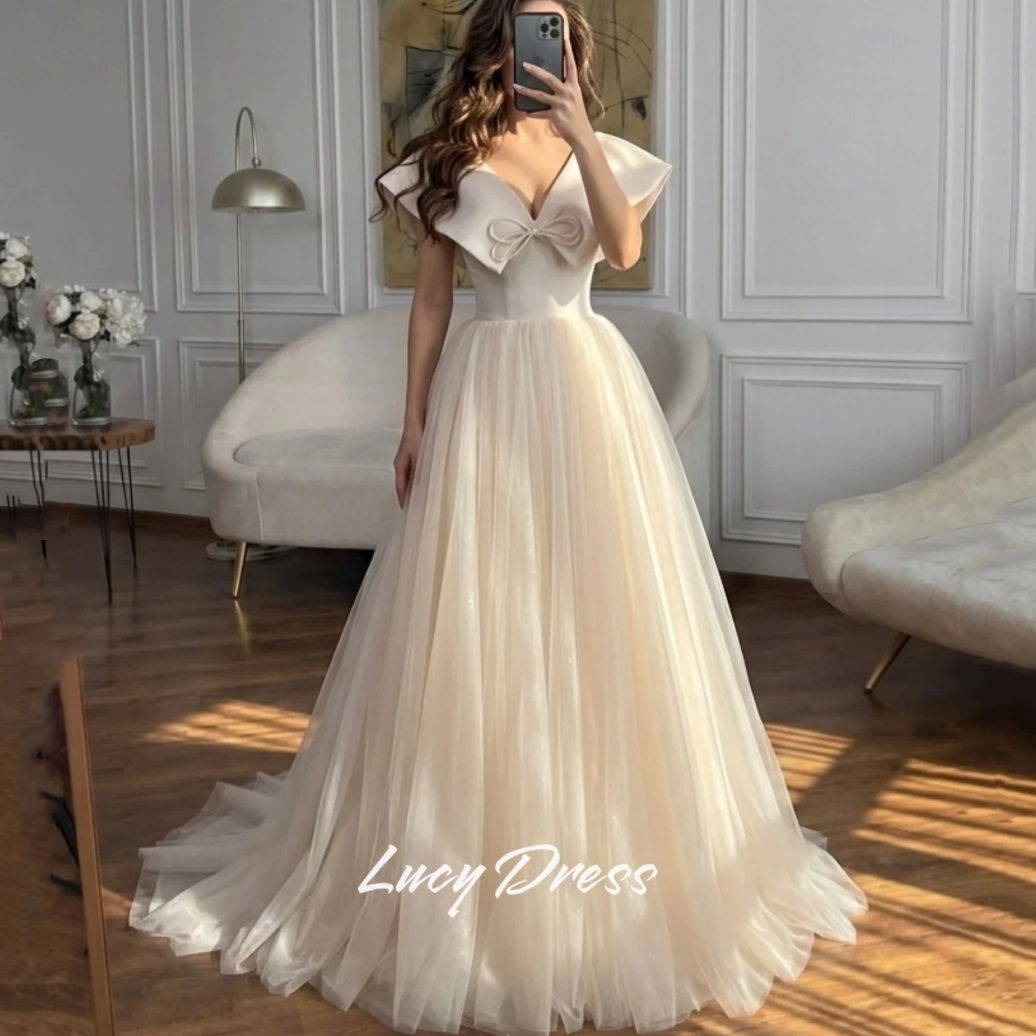 

Платье на заказ Lucy для женщин: на день рождения, вечеринку, свадьбу, выпускной. Свадебные платья 2026. Платье для невесты.