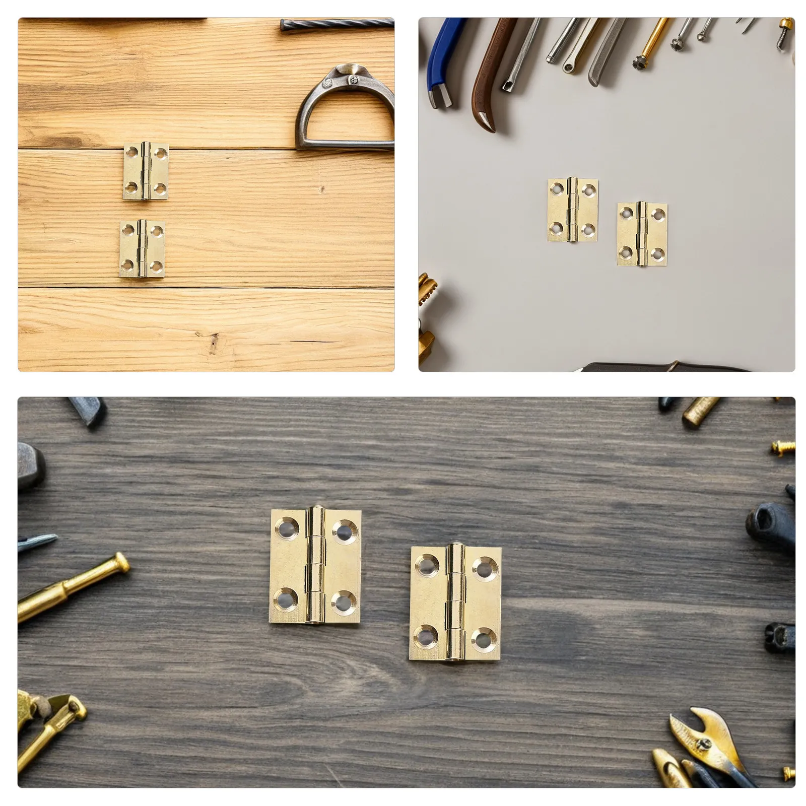 10 Peças Dobradiças de Latão p - Woodworking Kitchen Projects avaliação e preço