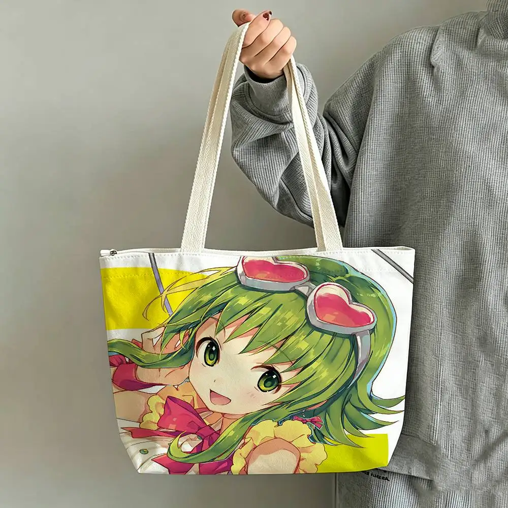 gumi-vocaloid-プリントキャンバストートバッグ-ショルダーバッグ-通勤-ママ-ショッピングバッグ