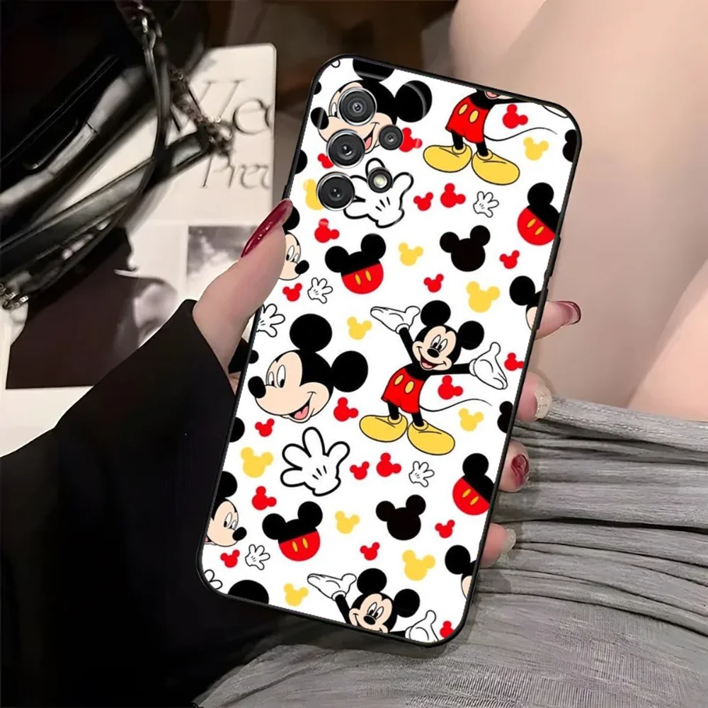 M-Mickey-Y Mouse cartoon Phone Case For Samsung Galaxy A13,21s,22,31,32,52,53,71,80,91 Black Soft Cover