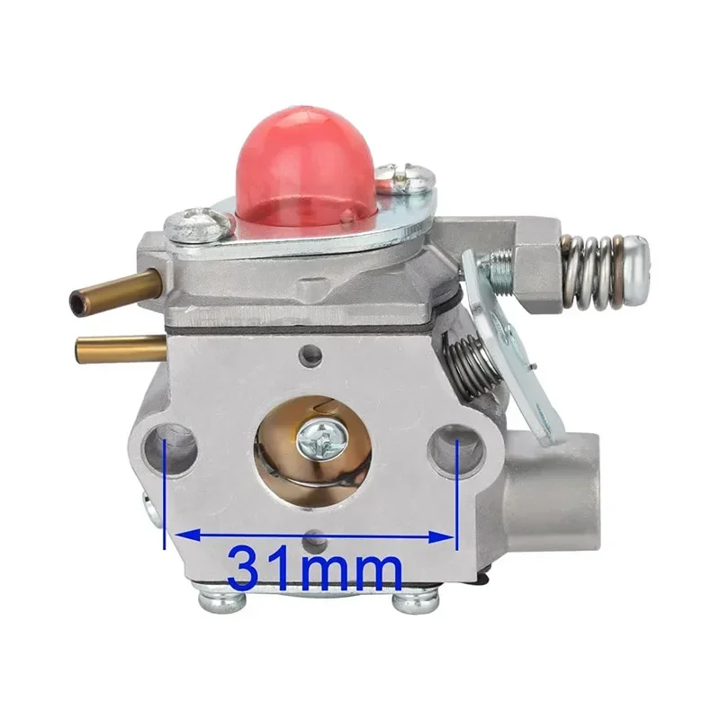 Карбюратор 530071635 для триммеров Poulan TE400CXL, XT250, XT600, XT400, XT300, PL25, PT17, PT3000, TE450, совместимый с Walbro WT-631, WA-226