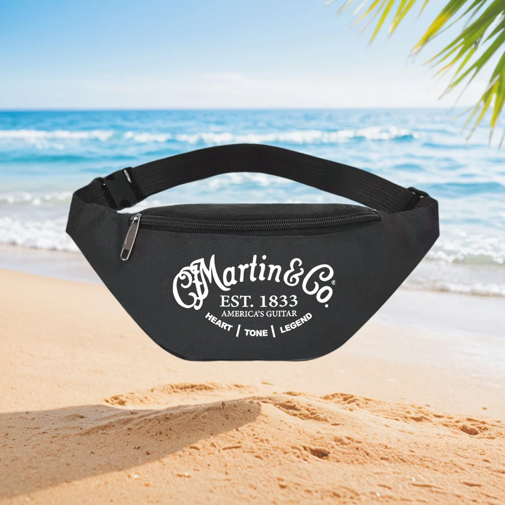 

Martin & Co. Guitar Est. 1833: Heart Tone Legend Waist Backpack Crossbody Chest Bag Street Casual Sporty Fashionable Simple Uniq