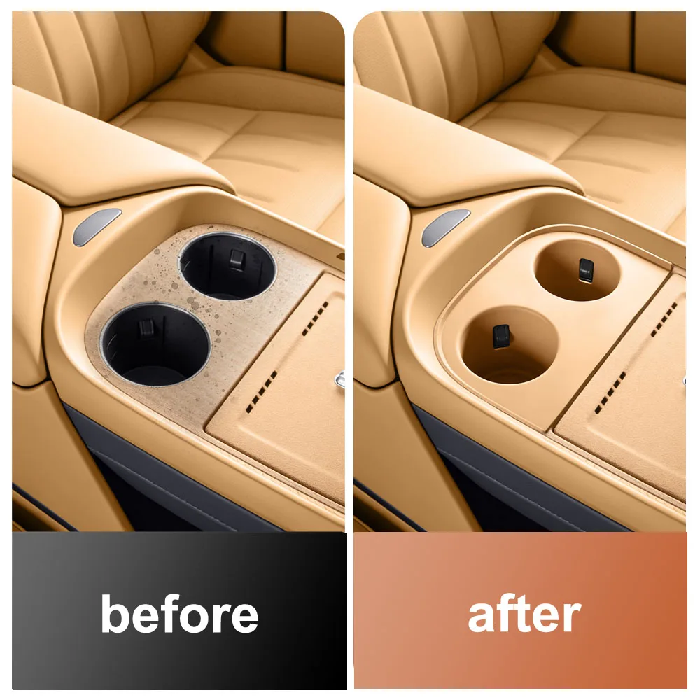 Fit For Xpeng GX Original Car Color Center Console Silicone Adhesive Cup Cover Automotive Supplies Beverage Cup Slot Pad