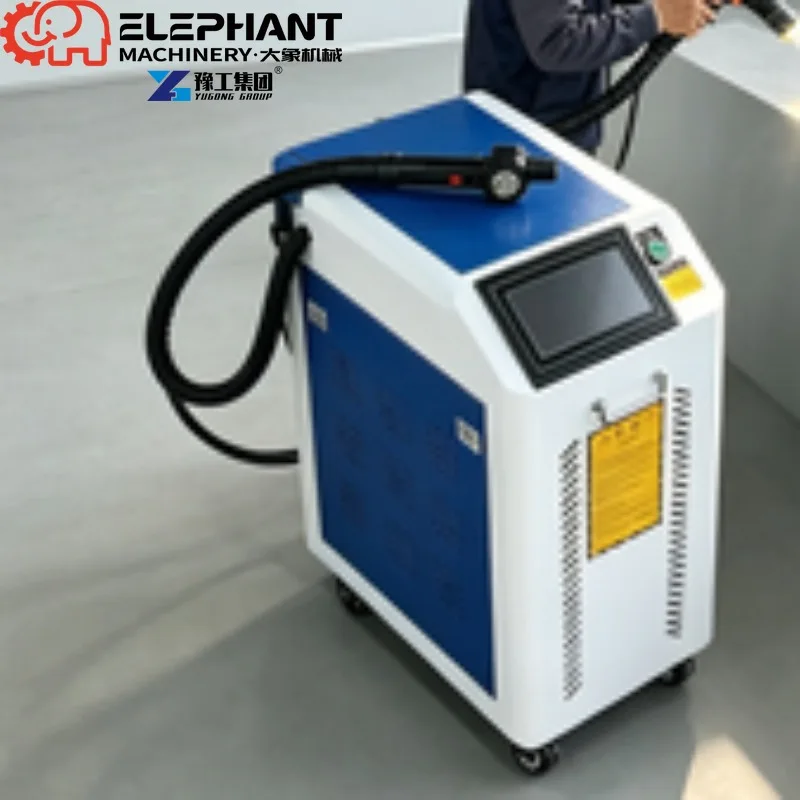 Handheld Air Cooled Laser Cleaning Machine Continuous Fiber Laser Cleaner For Rust Coating Oxide Removal