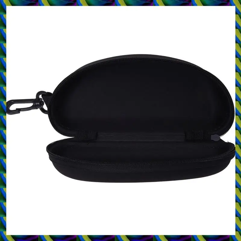 حامل حافظة صلبة بسحاب آمن للنظارات السوداء يوميًا 2X